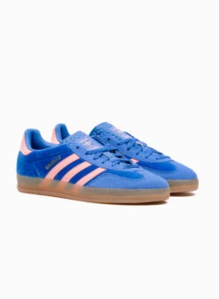 Adidas Originals Gazelle Indoor Blue / Semi Pink Spark / Gum -Urban Sneakers Shop image 293