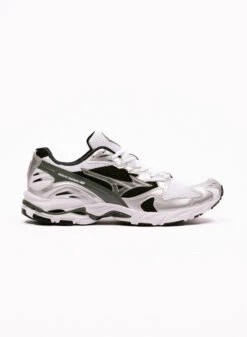 Mizuno Wave Rider 10 White Silver Black