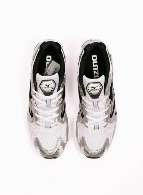 Mizuno Wave Rider 10 White Silver Black -Urban Sneakers Shop image 593