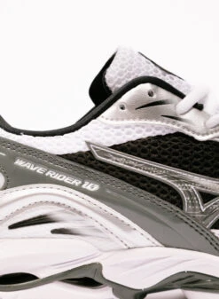 Mizuno Wave Rider 10 White Silver Black -Urban Sneakers Shop image 596