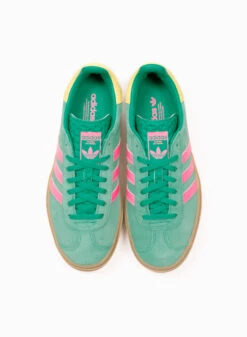 Adidas Originals Gazelle Bold W – Court Green / Lucid Pink / Pure Sulfur -Urban Sneakers Shop image 604