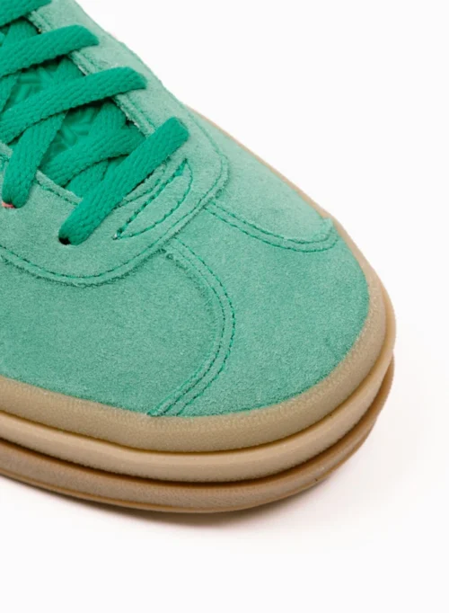 Adidas Originals Gazelle Bold W – Court Green / Lucid Pink / Pure Sulfur -Urban Sneakers Shop image 606