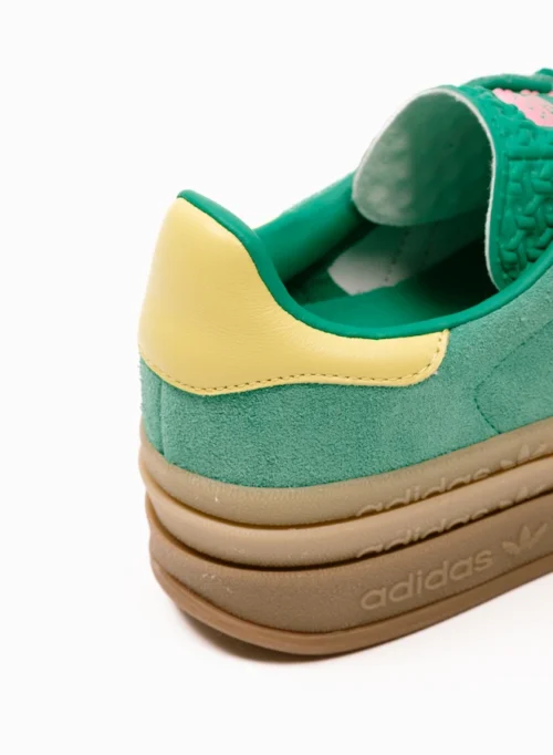 Adidas Originals Gazelle Bold W – Court Green / Lucid Pink / Pure Sulfur -Urban Sneakers Shop image 608