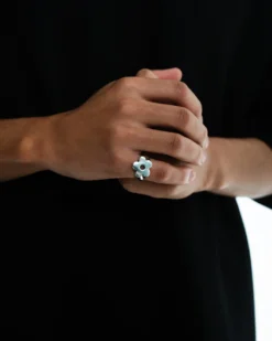 Flower Ring Plata -Urban Sneakers Shop image 7