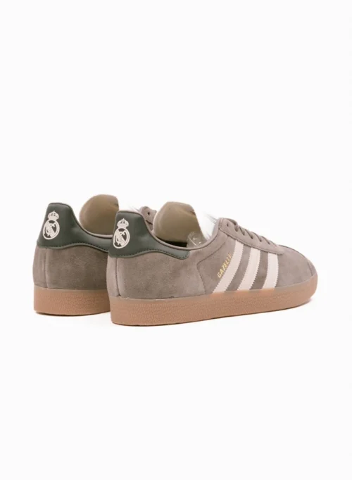 Adidas Originals X Real Madrid Gazelle 'Third Kit' – Charcoal / Putty Mauve / Gum -Urban Sneakers Shop image 982